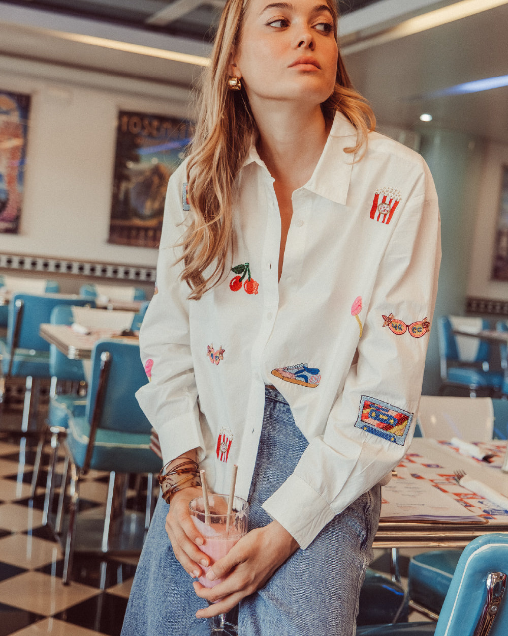 CAMISA GLITZ PATCHES