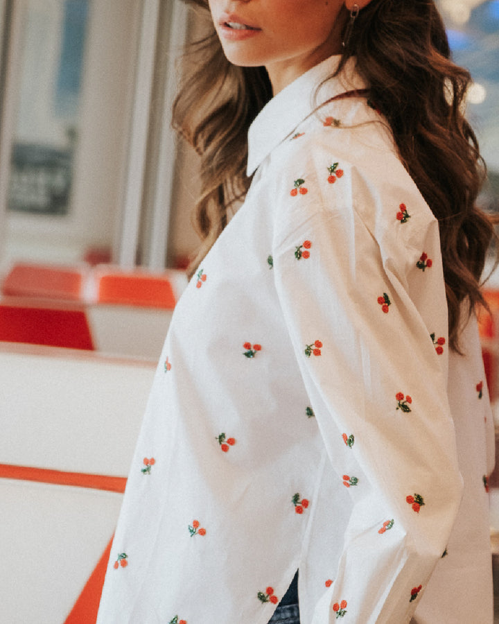CAMISA GLITZ CHERRY