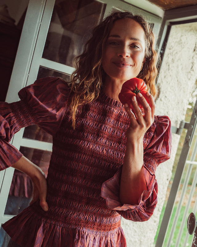 BLUSA FIONA RED LINES