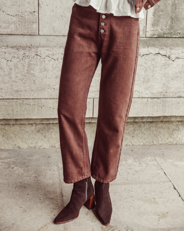 JEANS BRASS BROWN