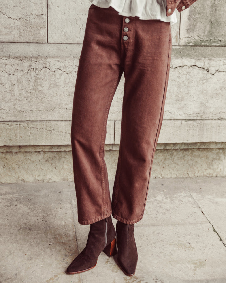 JEANS BRASS BROWN