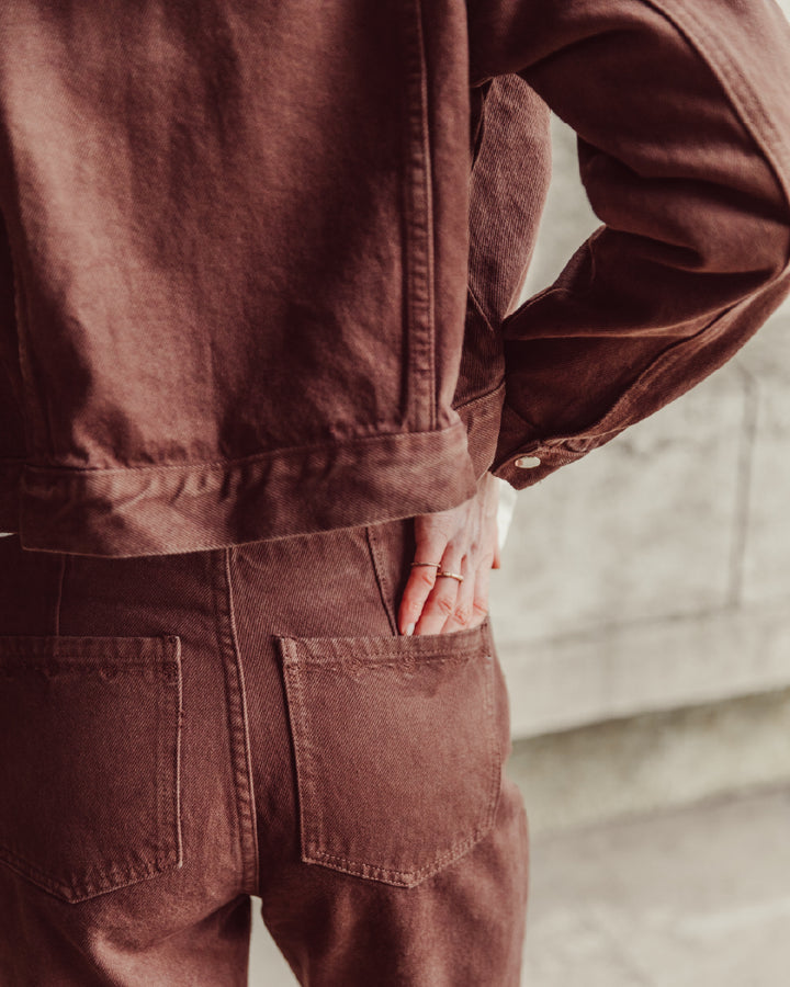 JEANS BRASS BROWN