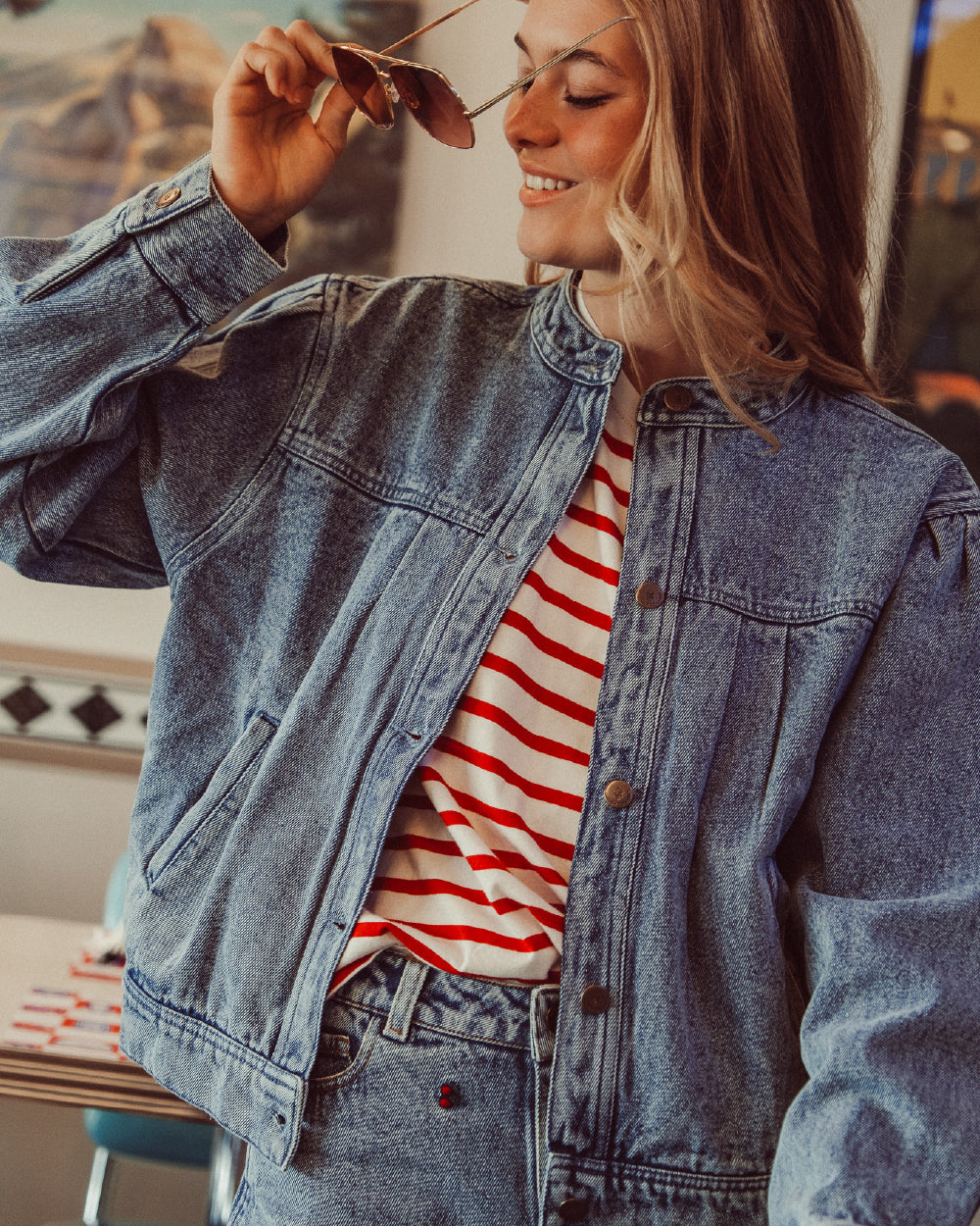 CHAQUETA ANNIE DENIM
