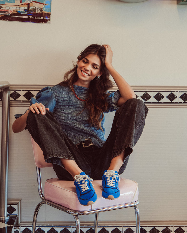 ZAPATILLA CHERRY AZUL ELECTRO PREVENTA