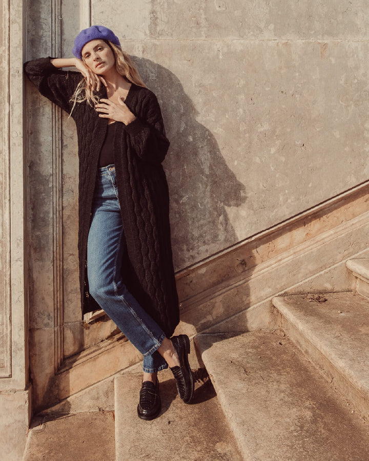 MOCASÍN GÉNOVA BLACK CROCO