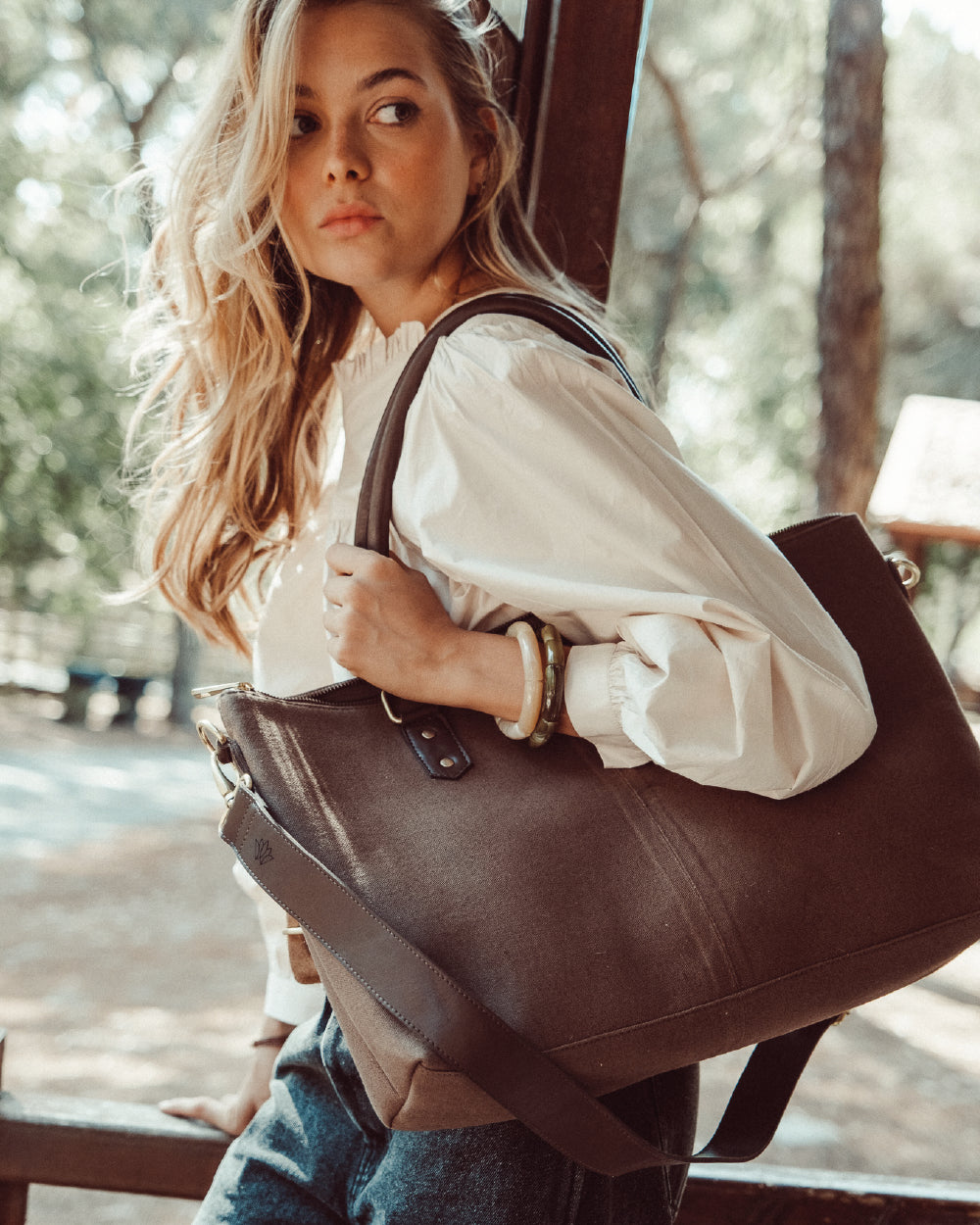 CARTERA OLIVIA OLIVA ALGODÓN