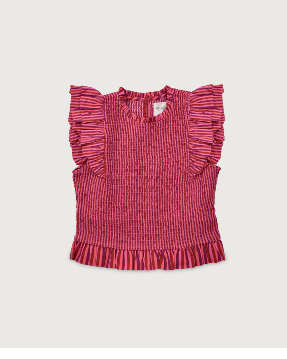 BLUSA ARLEQUIN FUCSIA STRIPES