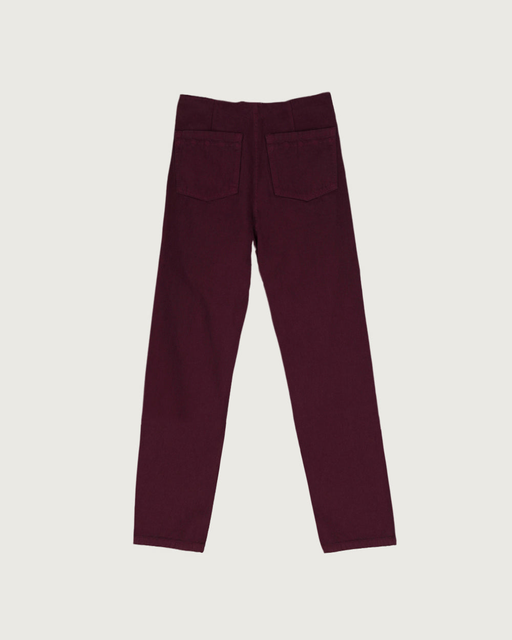 JEANS BRASS BURGUNDY