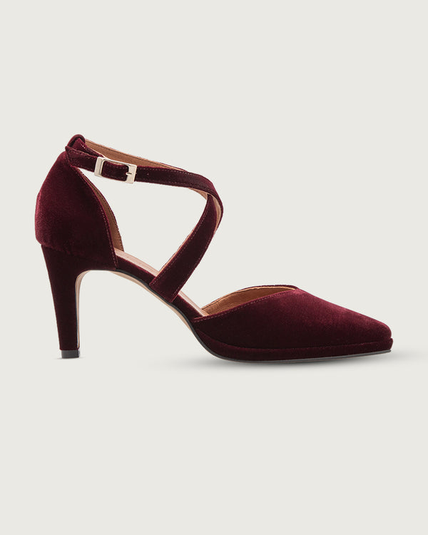 TACO PANTHEON BURGUNDY VELVET