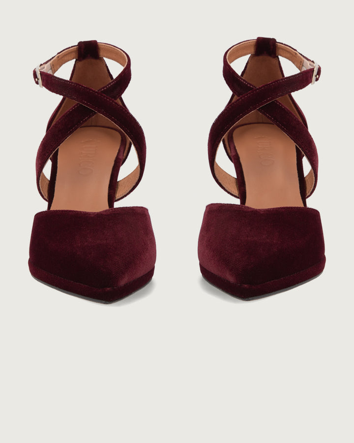 TACO PANTHEON BURGUNDY VELVET