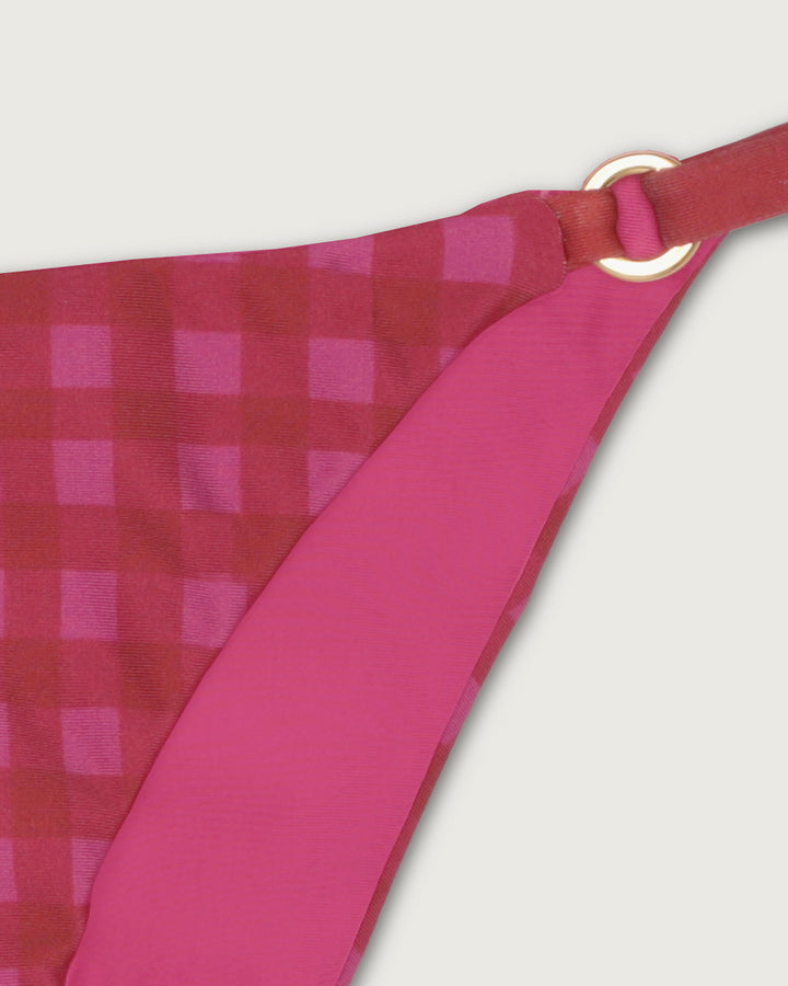 BOTTOM REVERSIBLE AJUSTABLE PINK VICHY