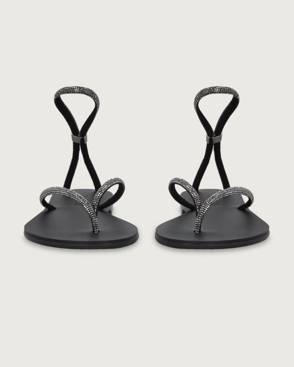 SANDALIA RODAS BLACK BRILLOS