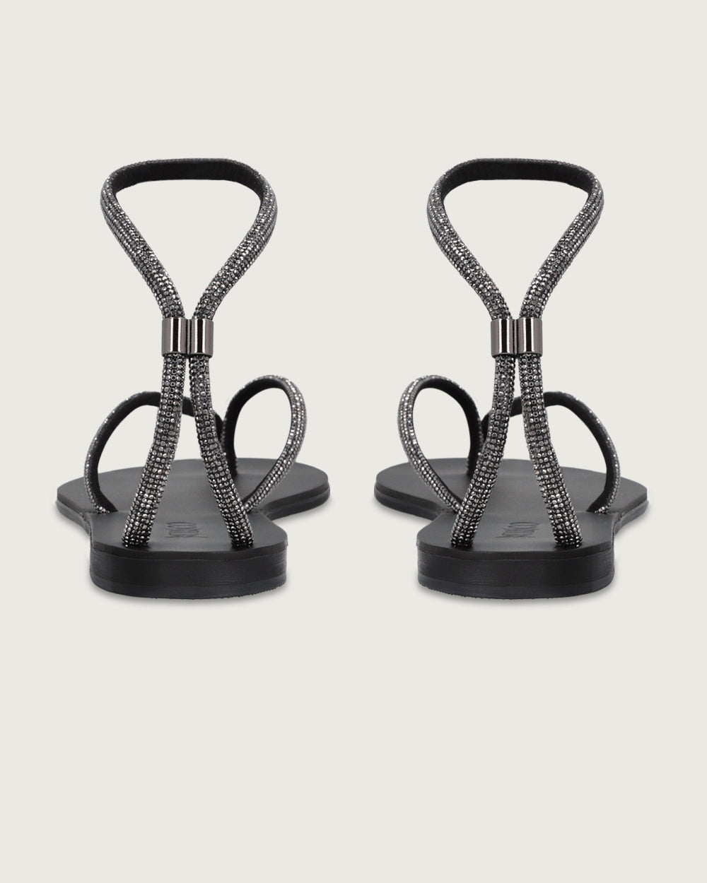 SANDALIA RODAS BLACK BRILLOS