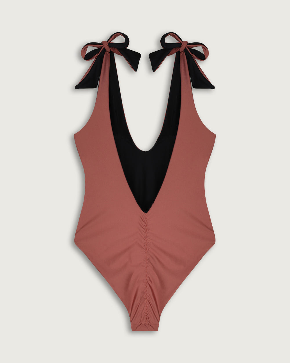 ONE PIECE CORAL BLACK / BROWN