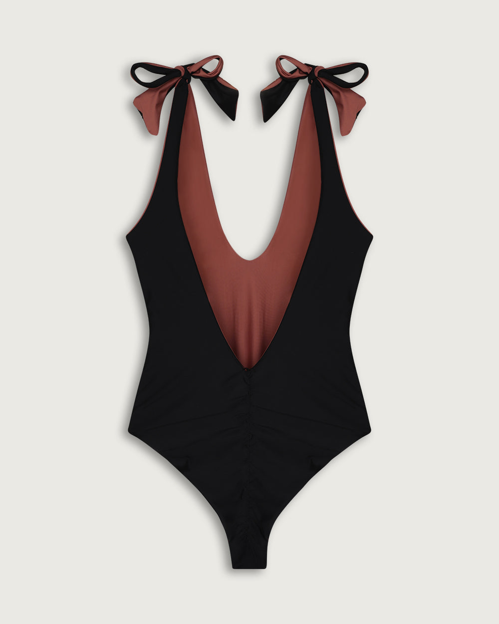 ONE PIECE CORAL BLACK / BROWN