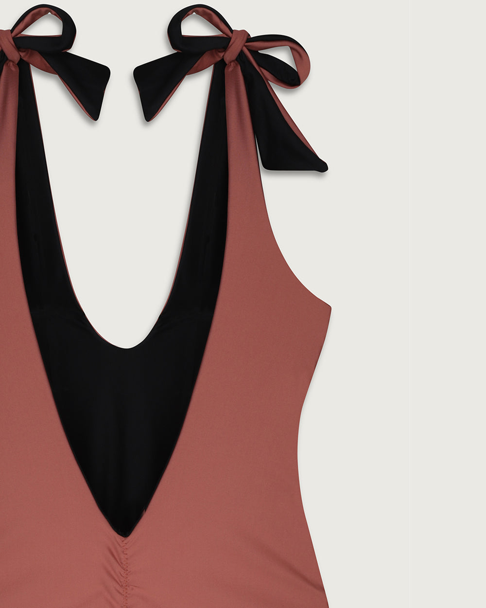 ONE PIECE CORAL BLACK / BROWN