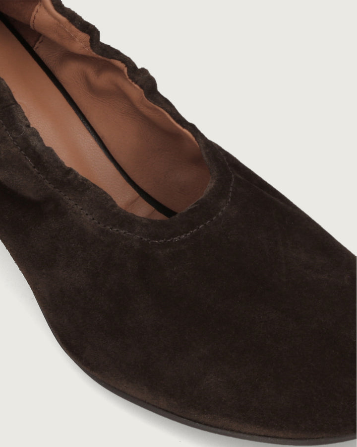 ZAPATO CON TACON SORA CHOCOLATE