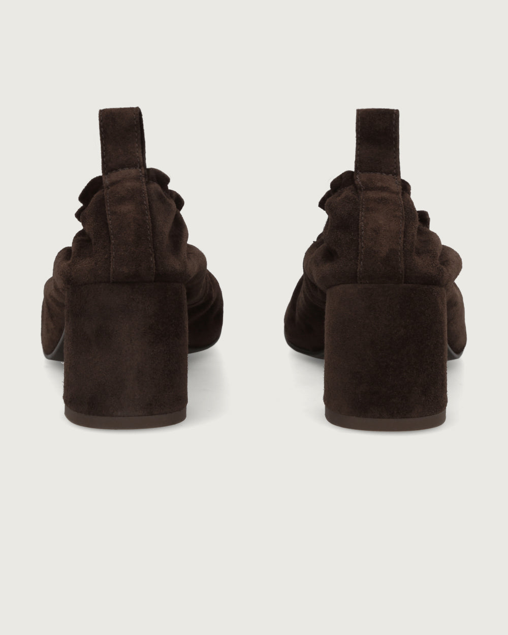ZAPATO CON TACON SORA CHOCOLATE