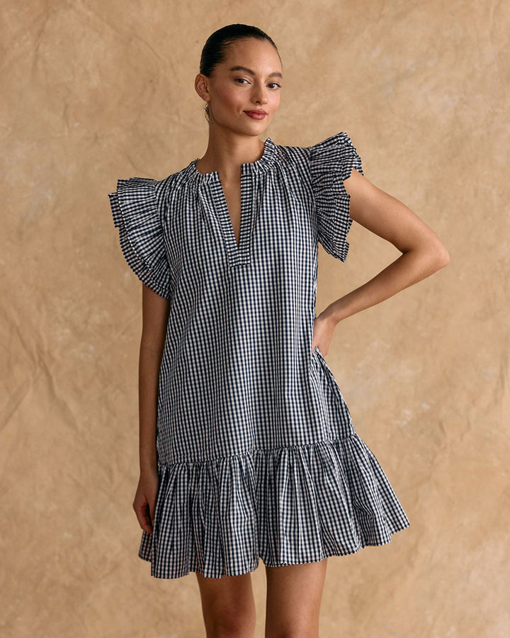 VESTIDO ANGELE BLACK VICHY