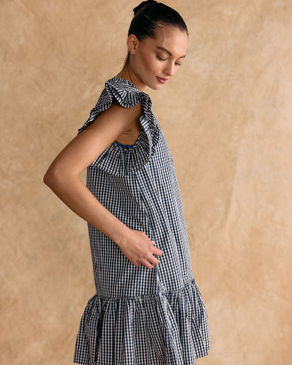 VESTIDO ANGELE BLACK VICHY