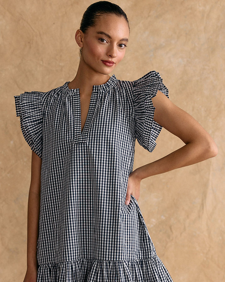 VESTIDO ANGELE BLACK VICHY