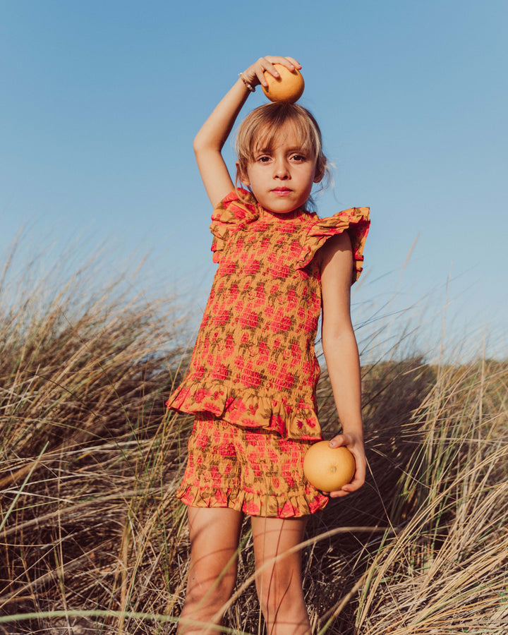BLUSA ARLEQUIN YELLOW FLOWERS PETIT