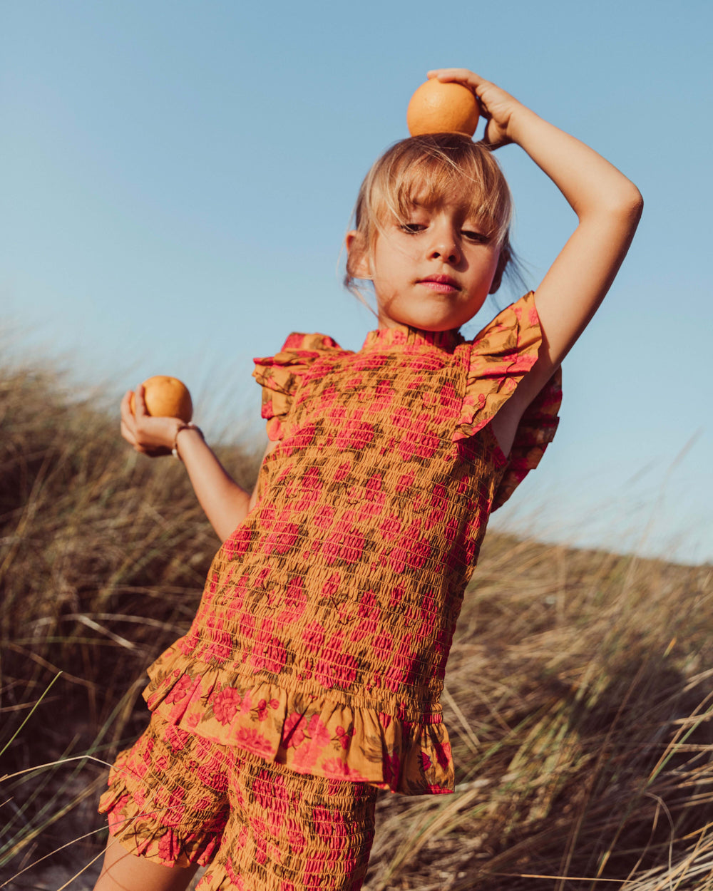 BLUSA ARLEQUIN YELLOW FLOWERS PETIT