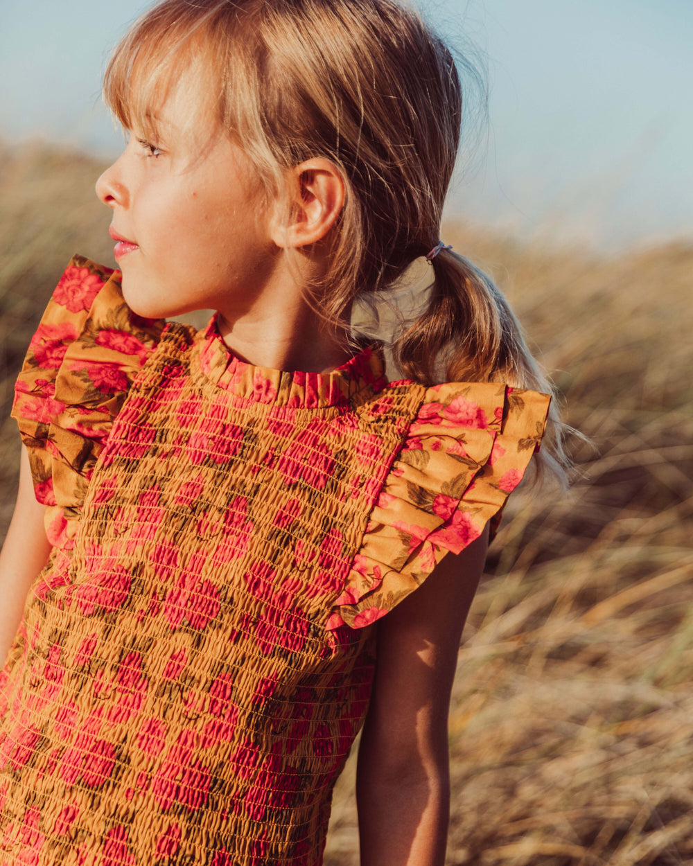BLUSA ARLEQUIN YELLOW FLOWERS PETIT
