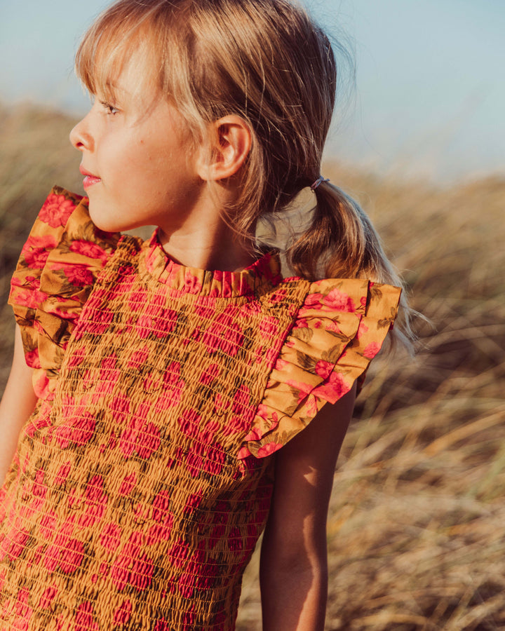 BLUSA ARLEQUIN YELLOW FLOWERS PETIT