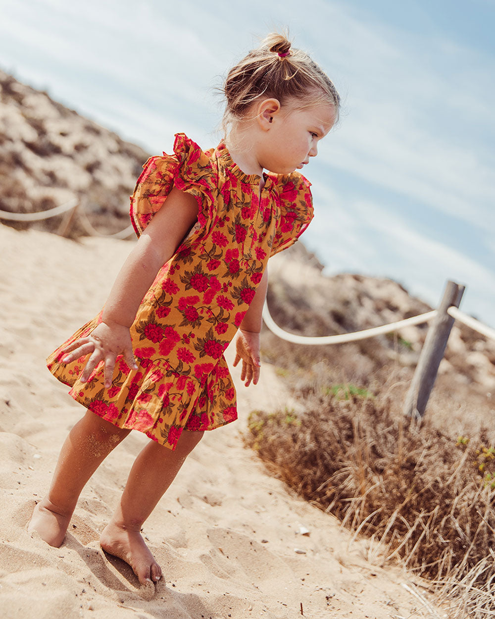 VESTIDO ANGELE YELLOW FLOWERS PETIT