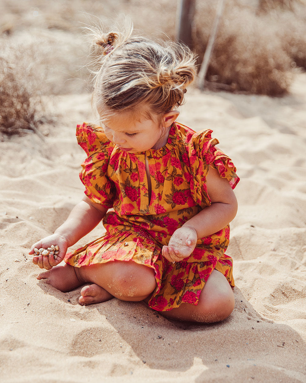 VESTIDO ANGELE YELLOW FLOWERS PETIT
