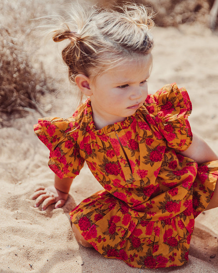 VESTIDO ANGELE YELLOW FLOWERS PETIT