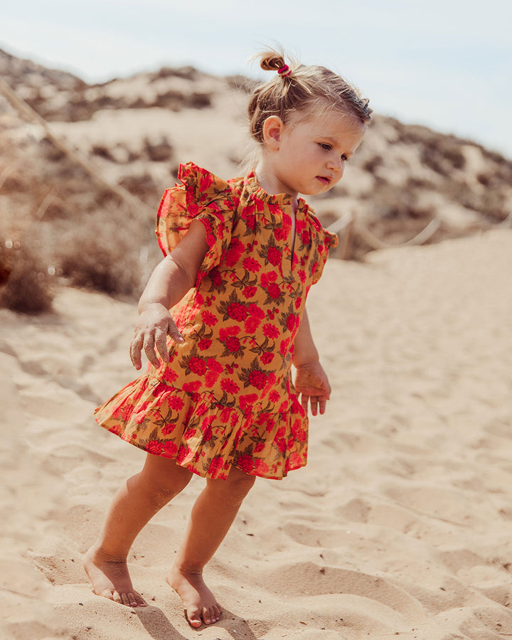 VESTIDO ANGELE YELLOW FLOWERS PETIT