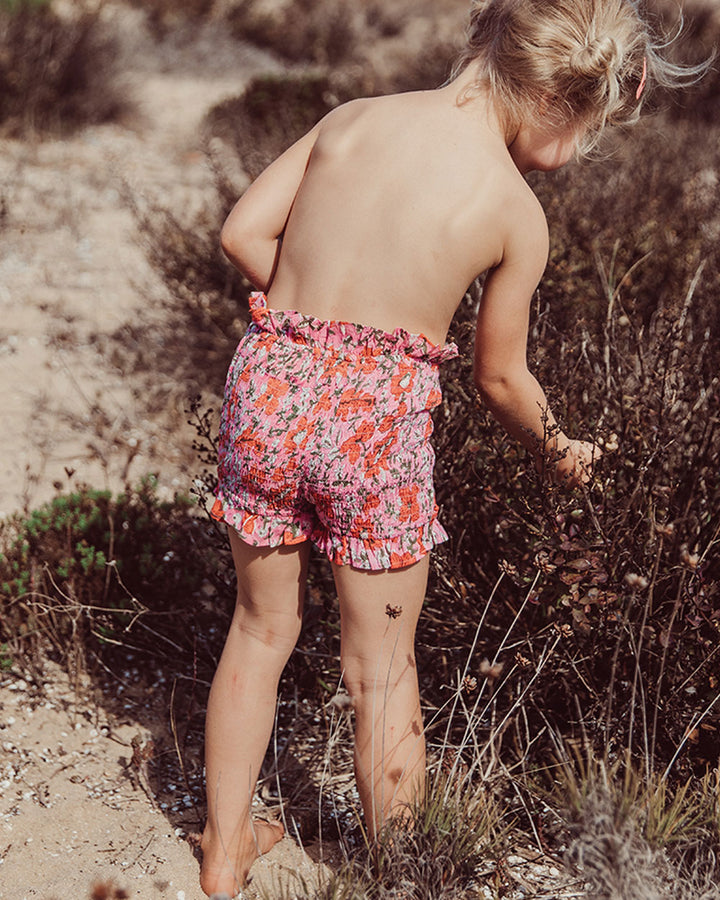 SHORT BAISKELI PINK FLOWERS PETIT