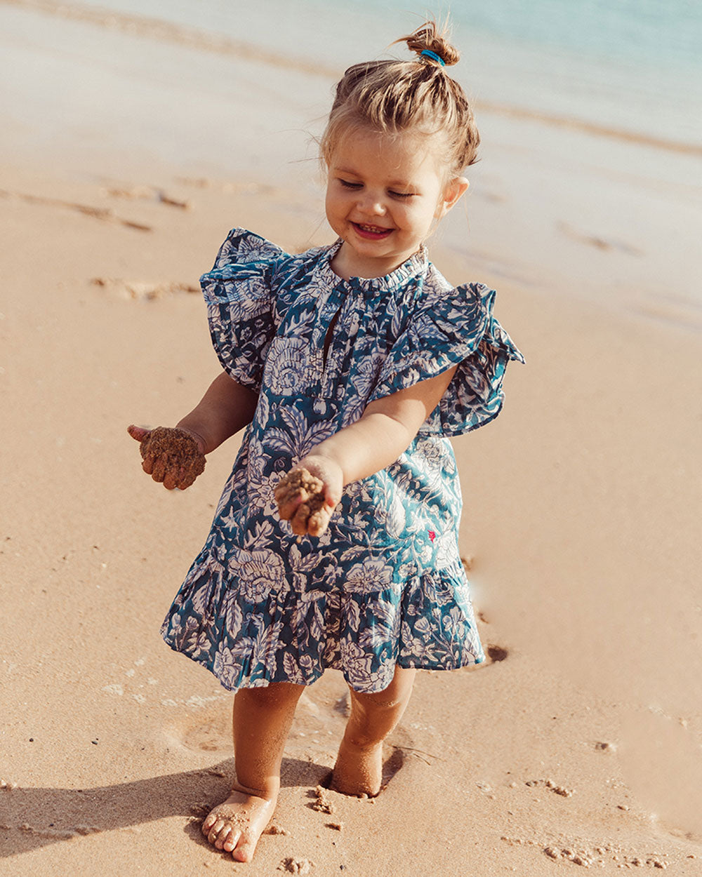 VESTIDO ANGELE NIGHT FLOWERS PETIT