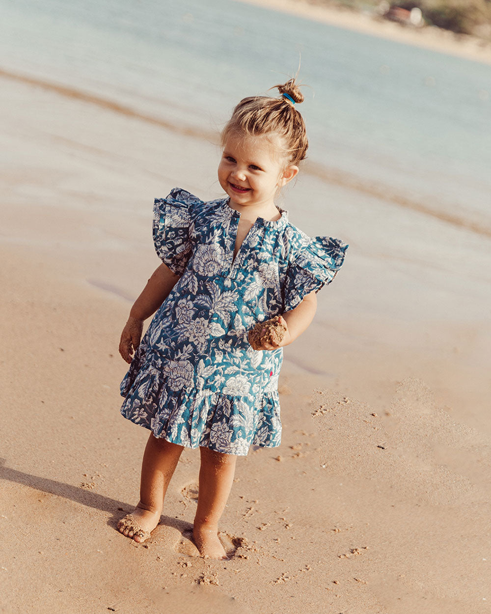 VESTIDO ANGELE NIGHT FLOWERS PETIT