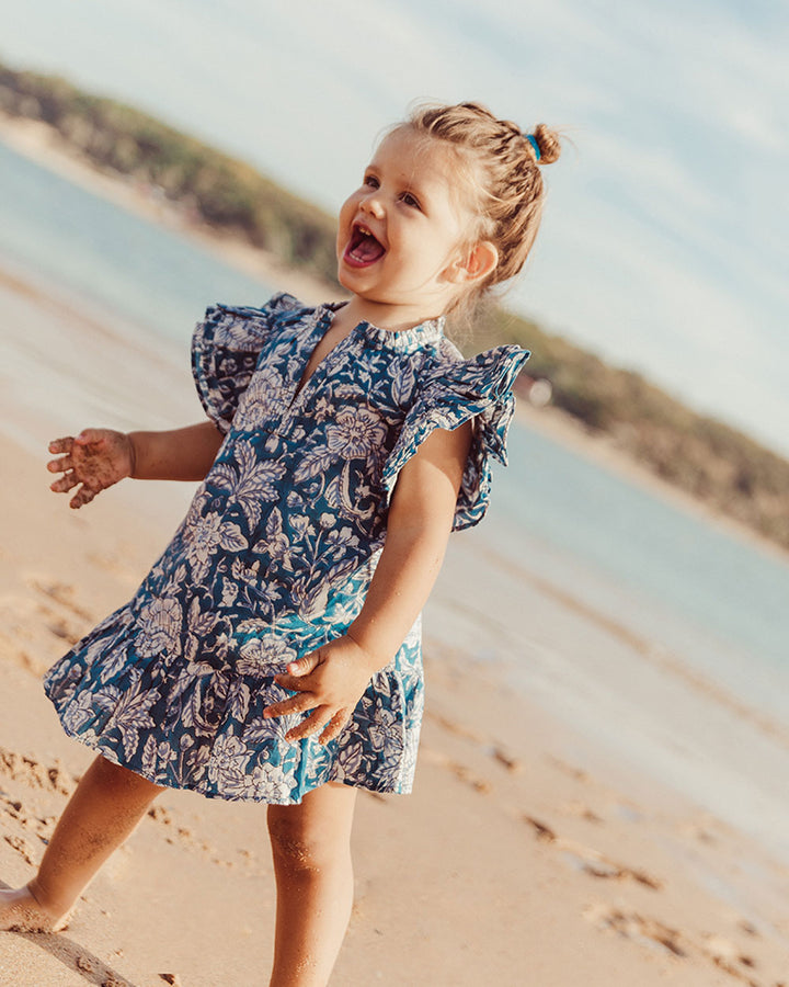 VESTIDO ANGELE NIGHT FLOWERS PETIT