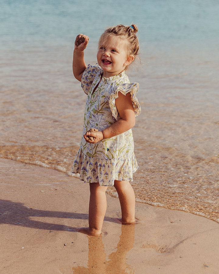 VESTIDO ANGELE BUTTER FLOWERS PETIT