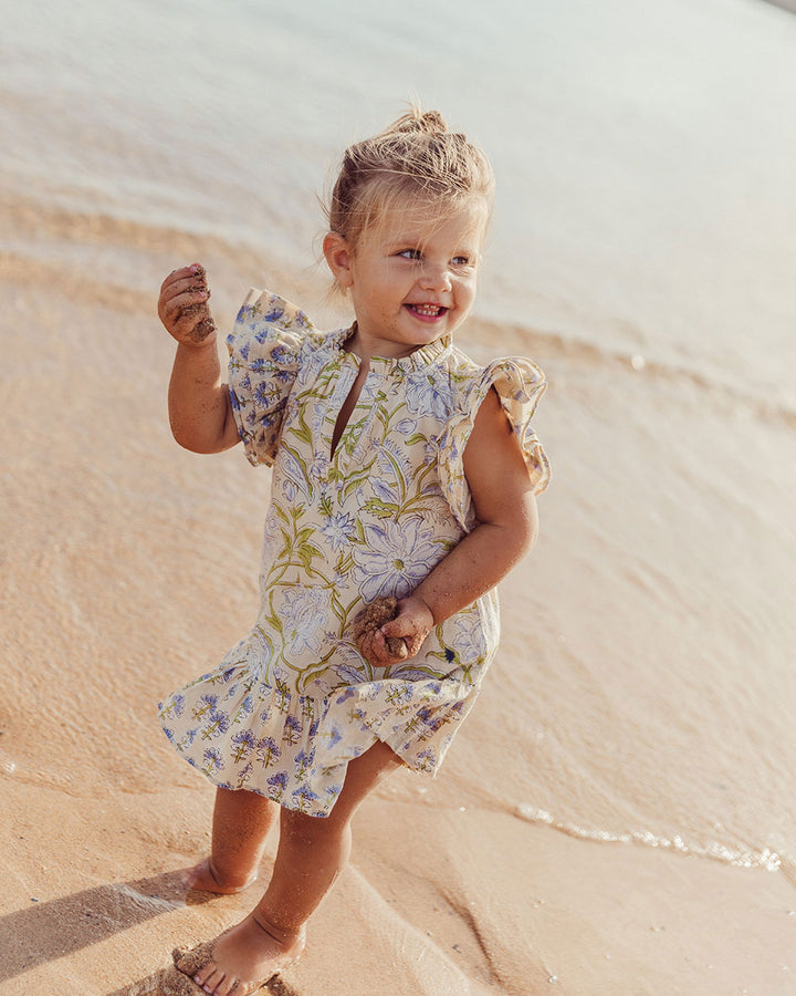 VESTIDO ANGELE BUTTER FLOWERS PETIT