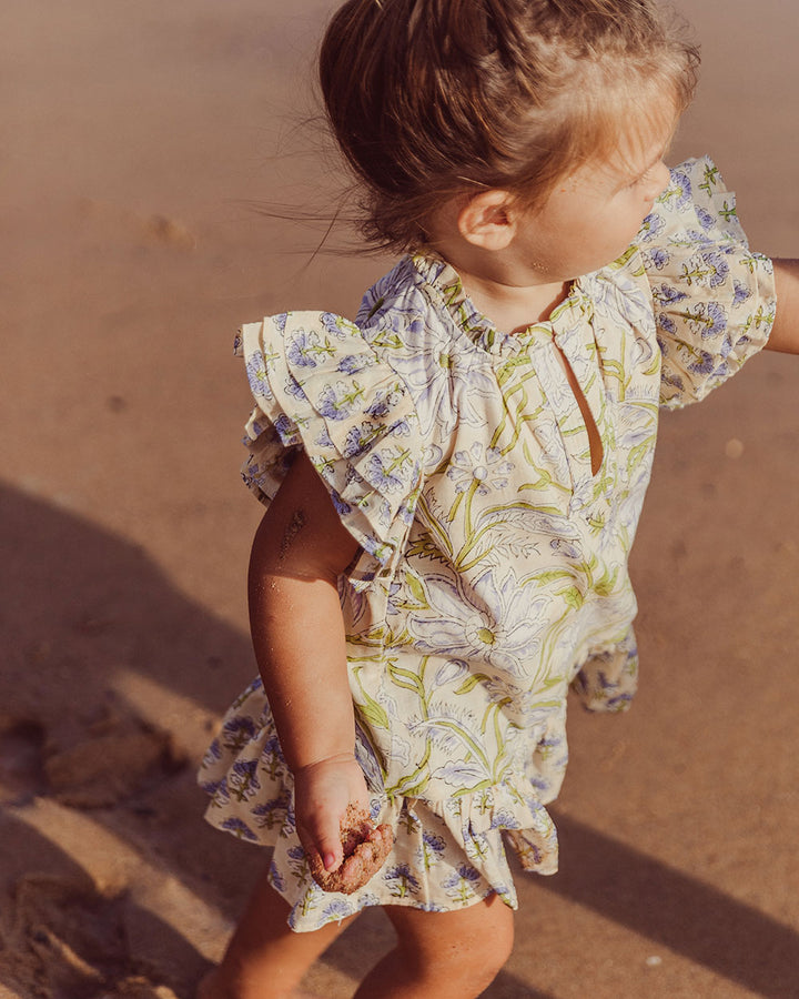 VESTIDO ANGELE BUTTER FLOWERS PETIT