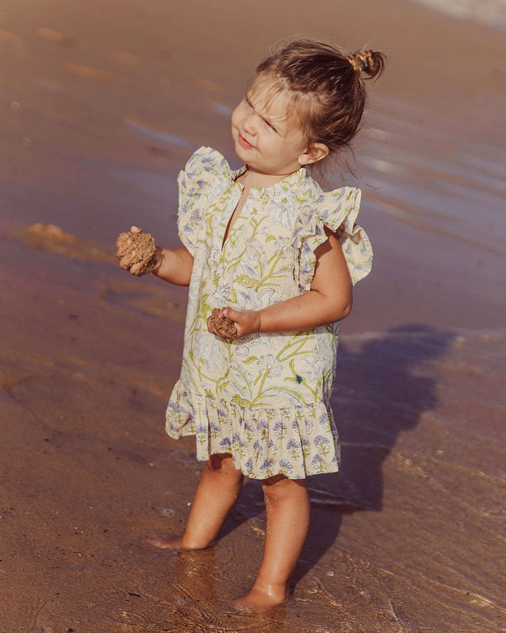 VESTIDO ANGELE BUTTER FLOWERS PETIT