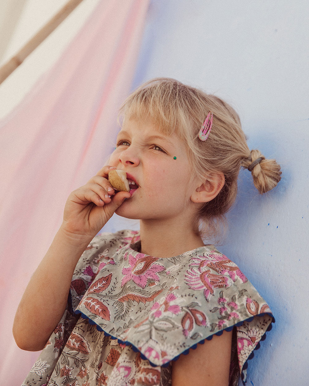 VESTIDO AURORA GREEN FLOWERS PETIT