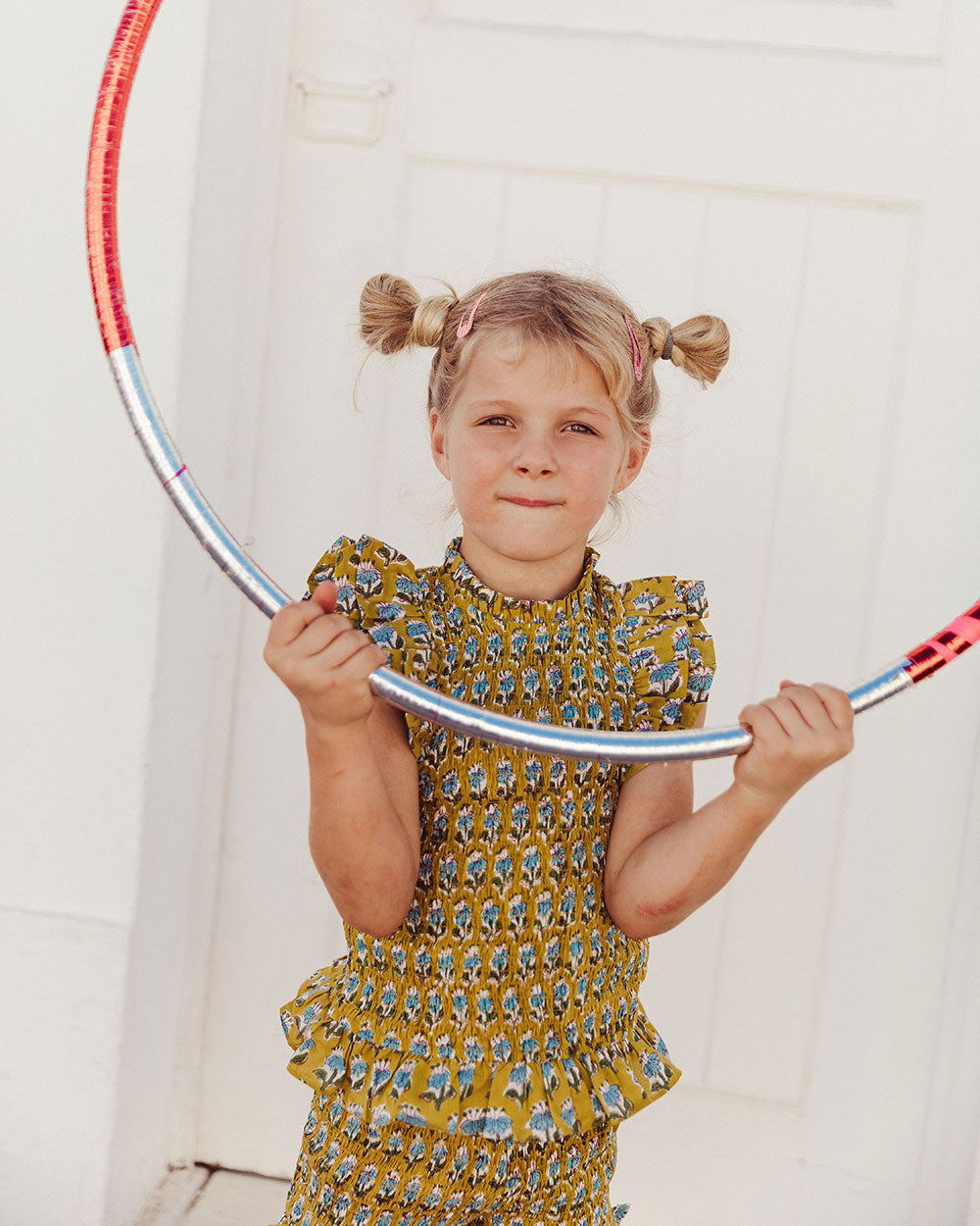 BLUSA ARLEQUIN PISTACHIO FLOWERS PETIT