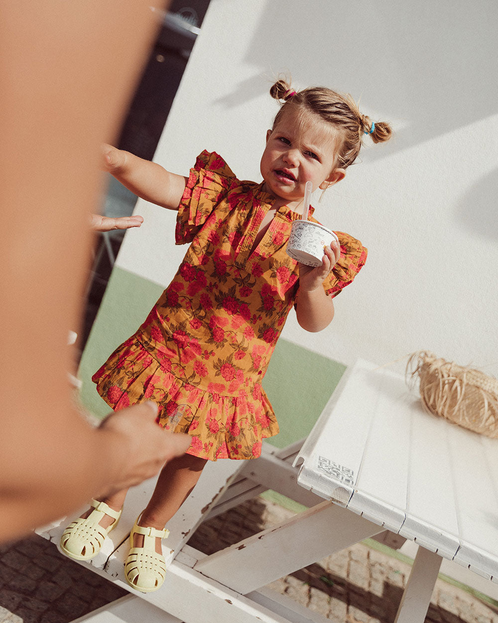 VESTIDO ANGELE YELLOW FLOWERS PETIT