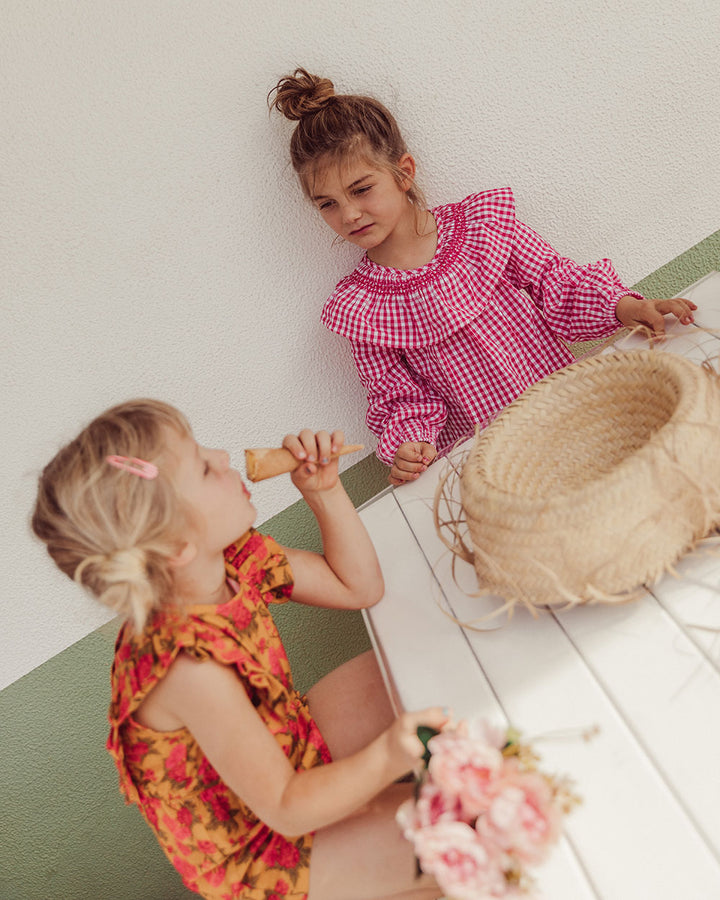 VESTIDO VOLARA RED VICHY PETIT