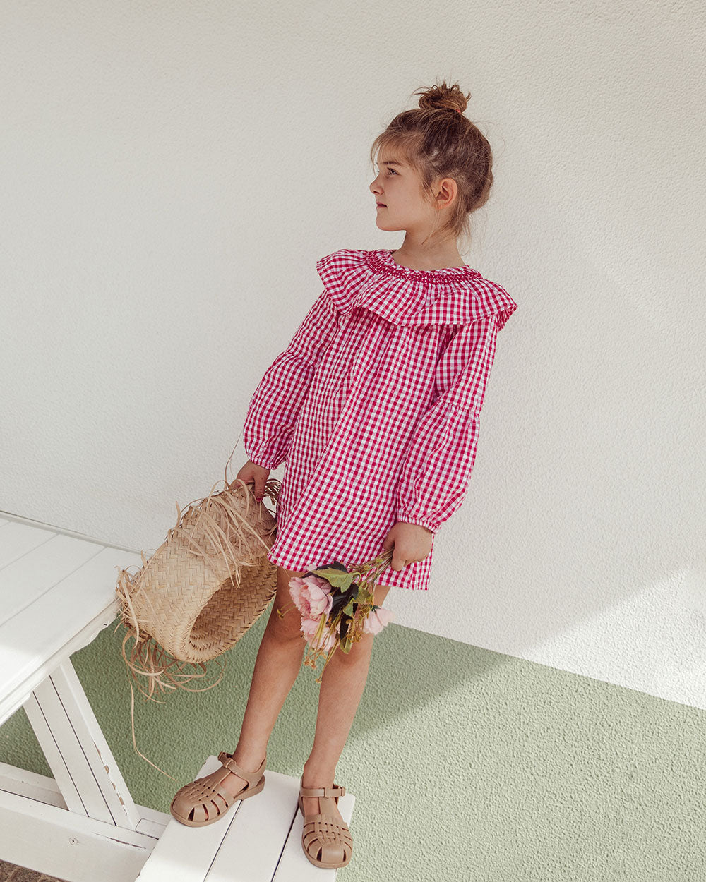 VESTIDO VOLARA RED VICHY PETIT