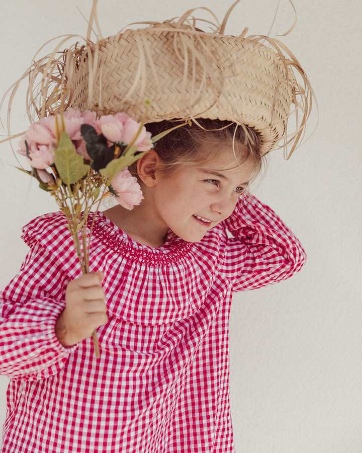 VESTIDO VOLARA RED VICHY PETIT