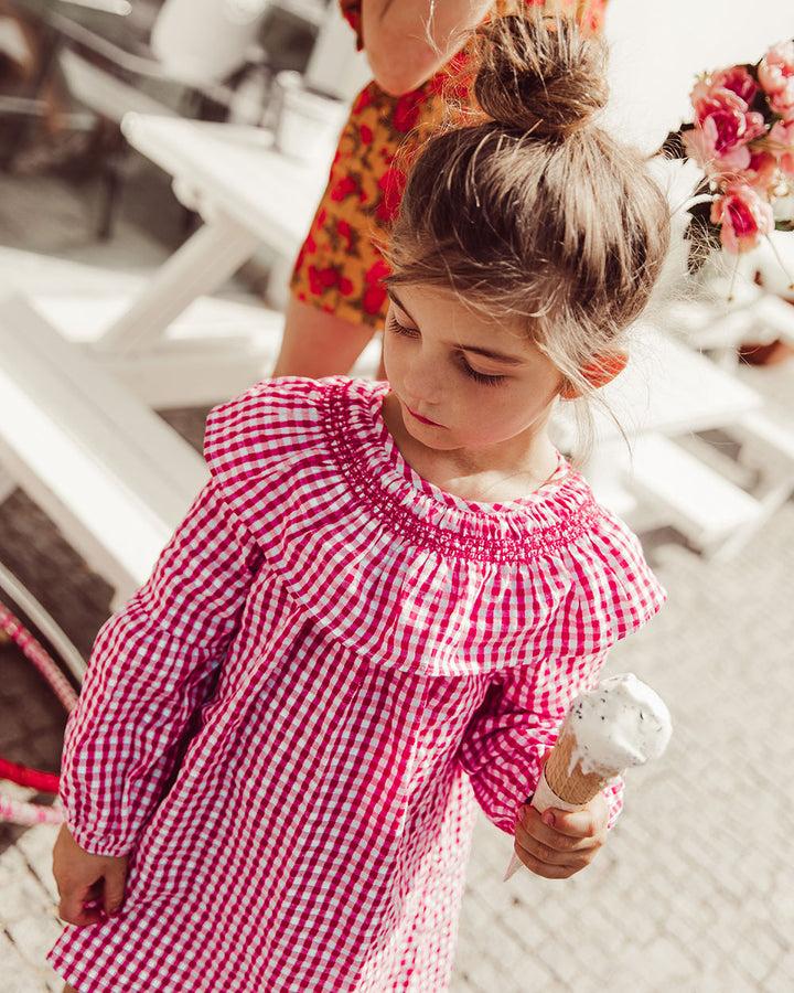 VESTIDO VOLARA RED VICHY PETIT