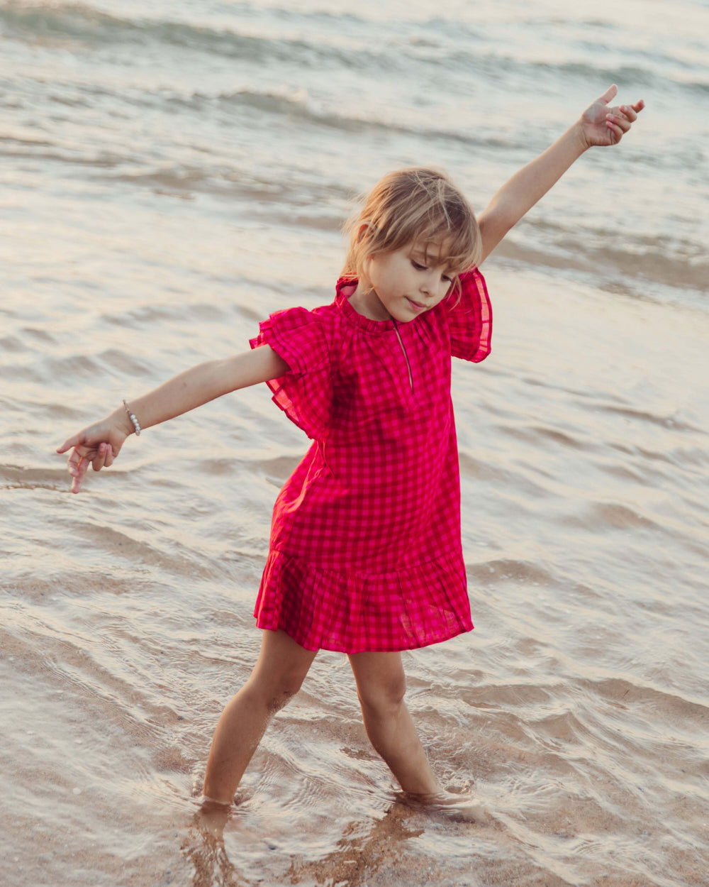 VESTIDO ANGELE PINK VICHY PETIT