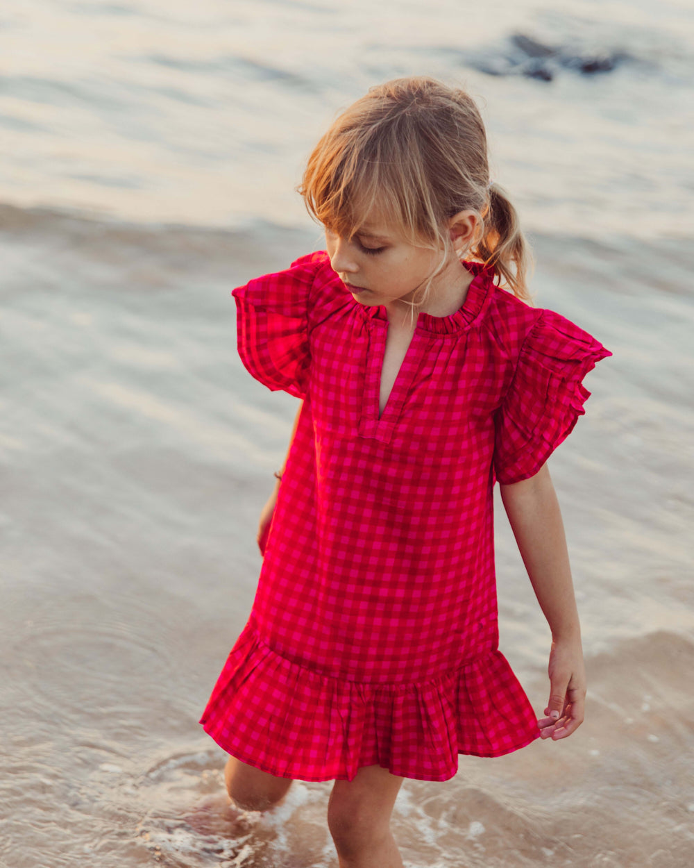VESTIDO ANGELE PINK VICHY PETIT